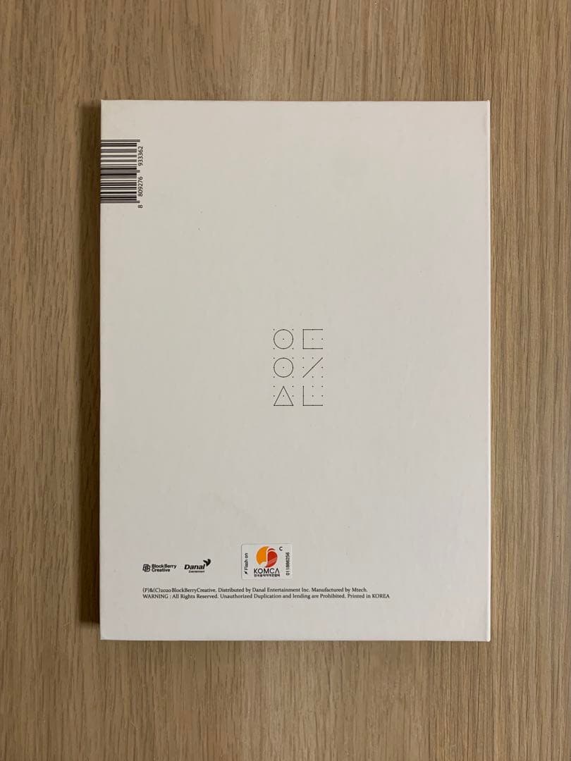 LOONA Yves アルバム B Ver. トレカ CD photocard
