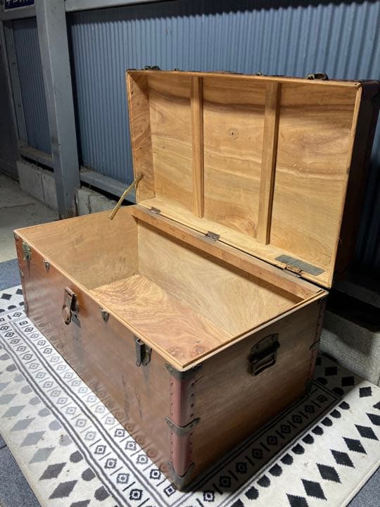 アンティークBOX(楠材) 中古品　美品