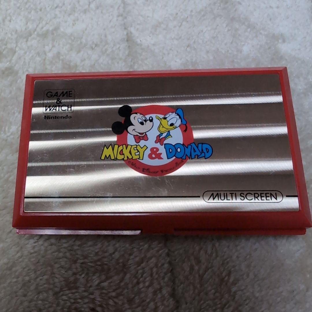 任天堂　ゲームウォッチ　ミッキー&ドナルド