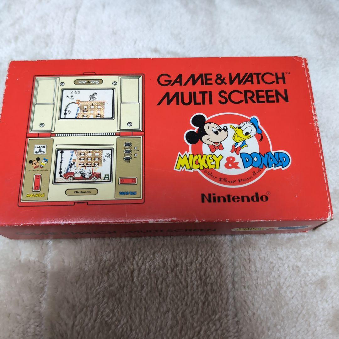 任天堂　ゲームウォッチ　ミッキー&ドナルド
