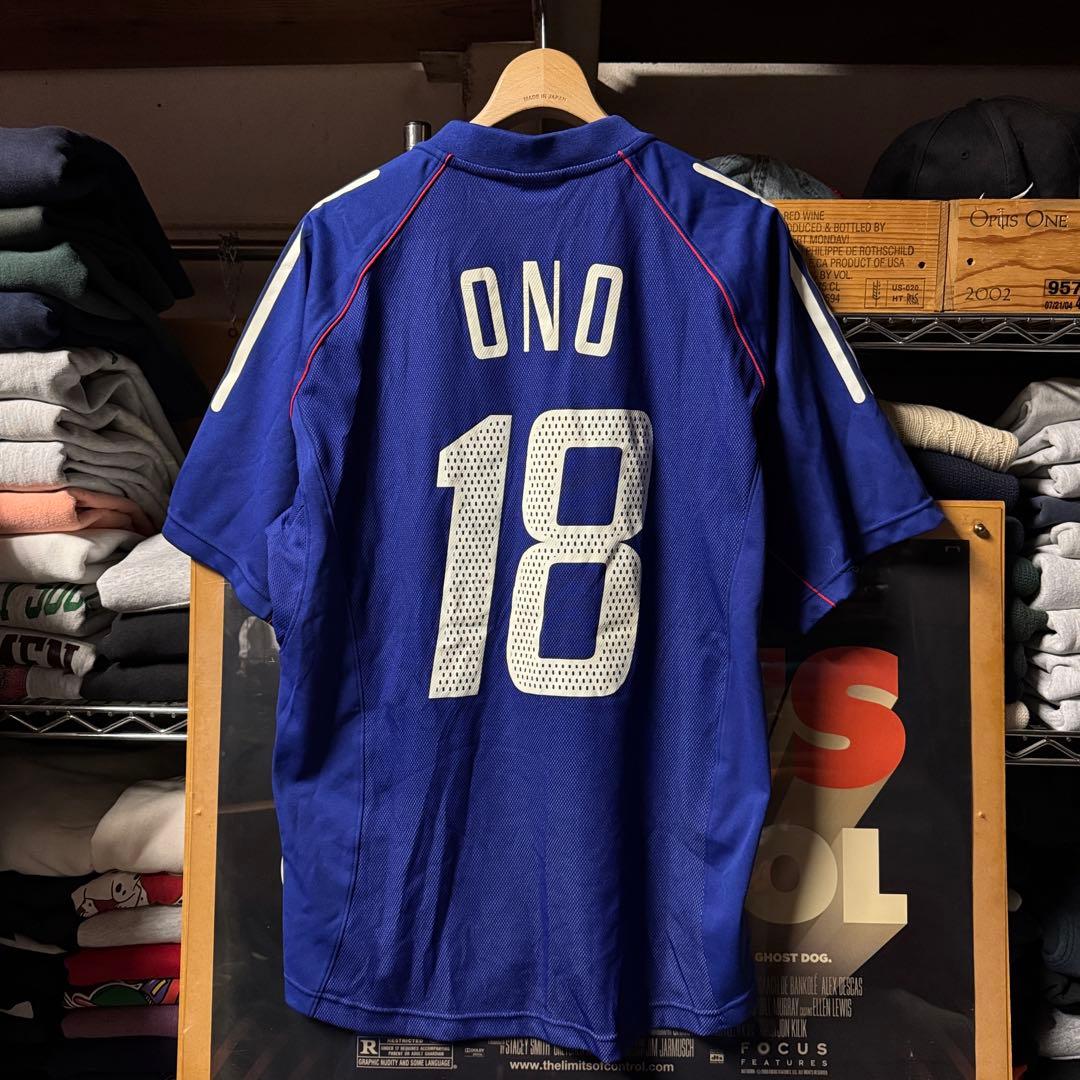 2002年 サッカー日本代表 日韓戦 小野伸二 18 レプリカユニフォーム
