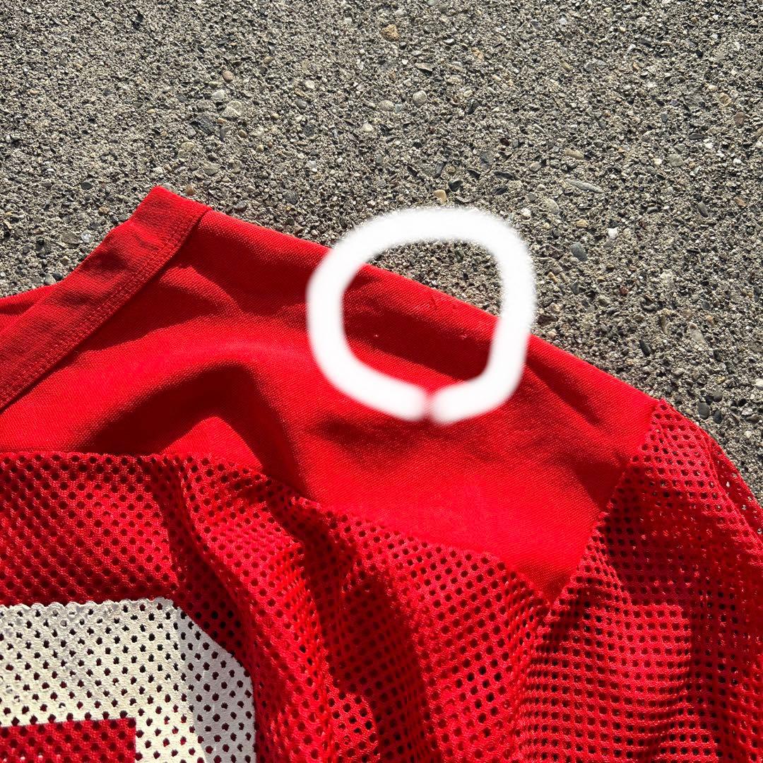 ありがとう USA製 RUSSELL フットボールシャツ NFL
