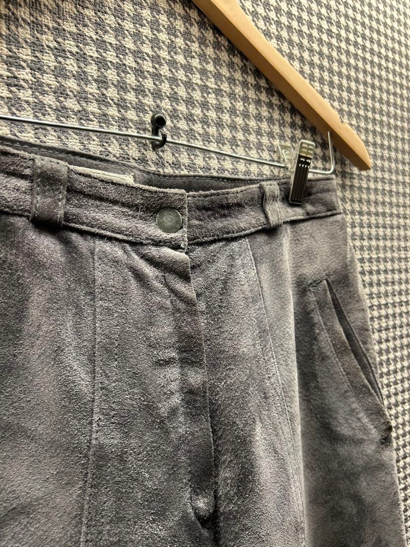 パンツ 80s~ LAURA TORELI real suede pants euro