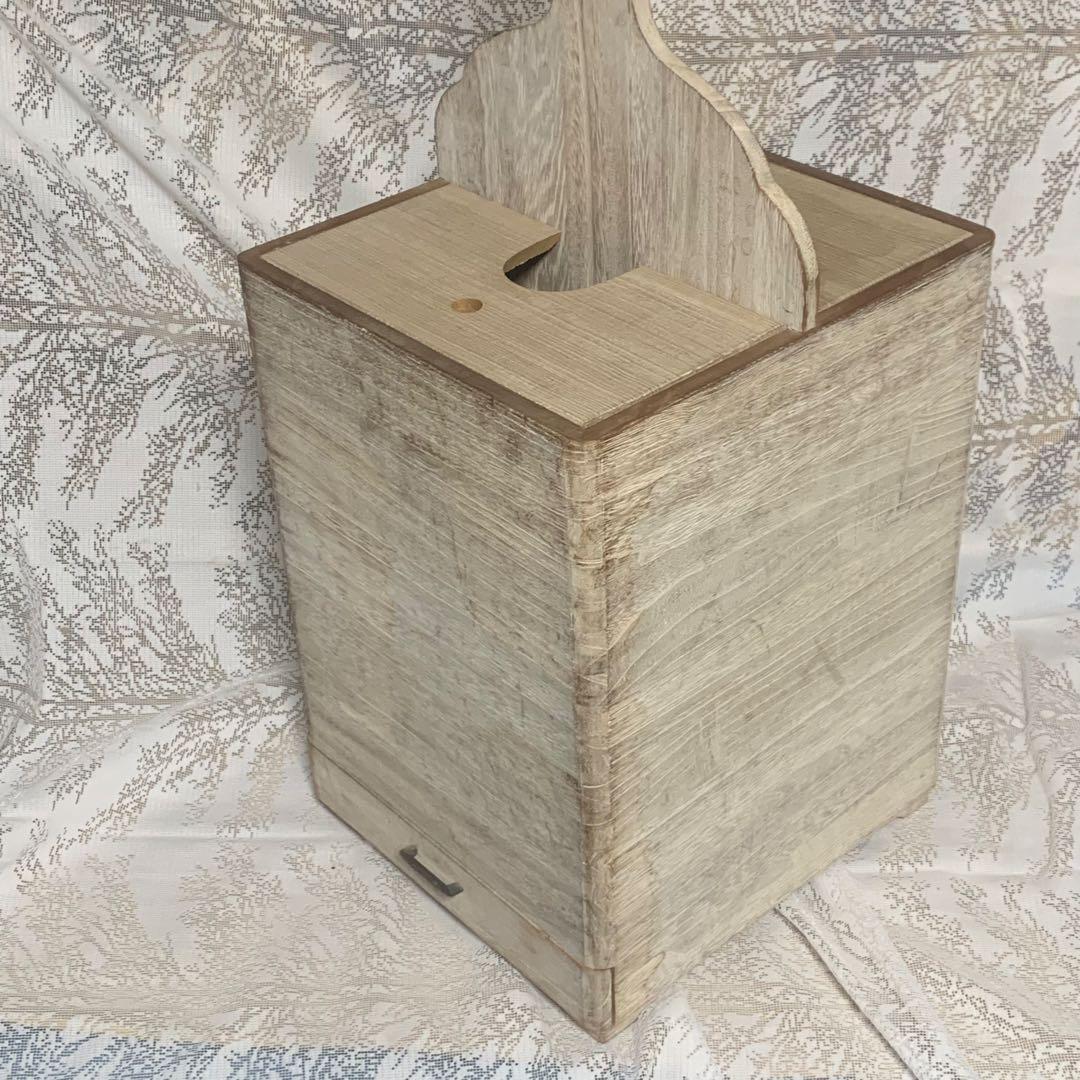 ■三味線　二丁入桐箱　桐立箱 引出 収納スタンド 蓋付き木製 高さ105ｃｍ■