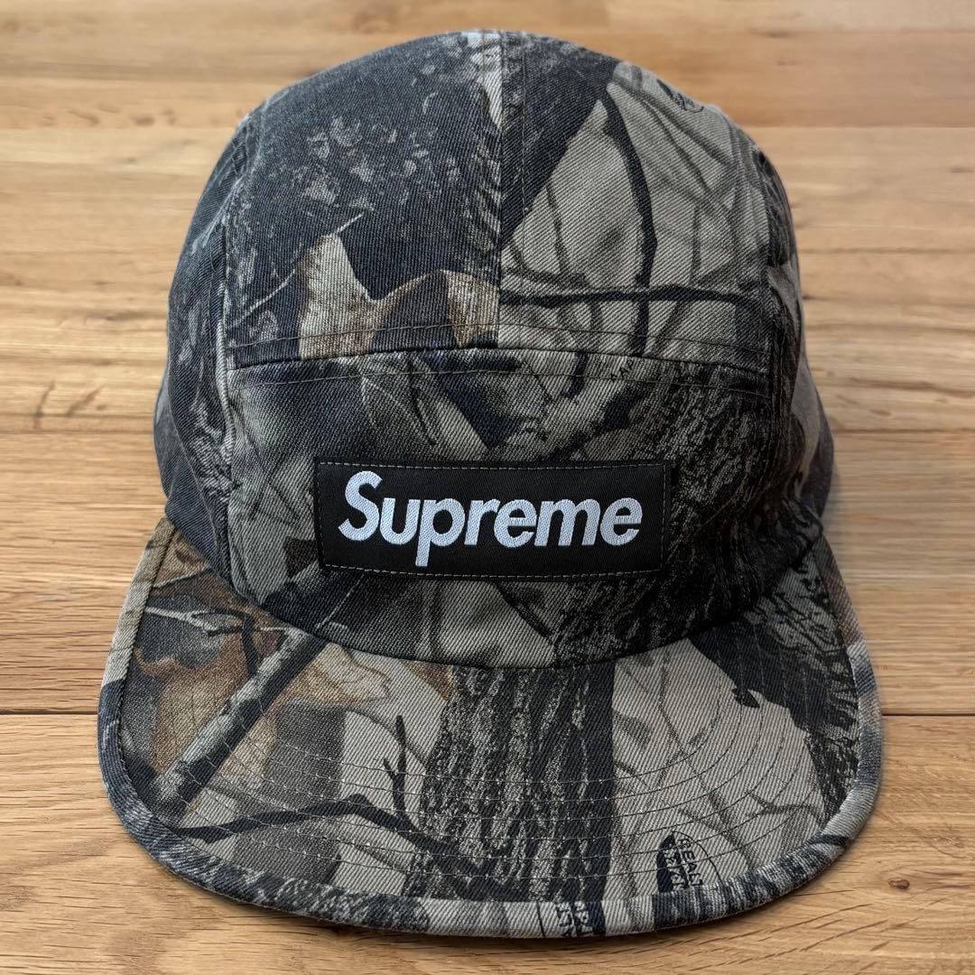 Supreme Washed Chino Twill Camp Cap カモ
