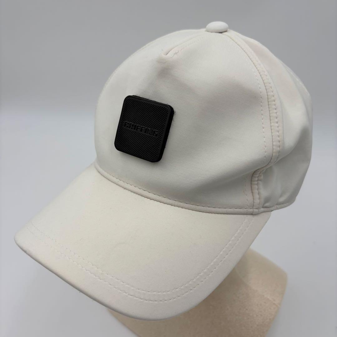 【BRIEFING】キャップ ゴルフ ウェア ラバーパッチ ストレッチ 帽子