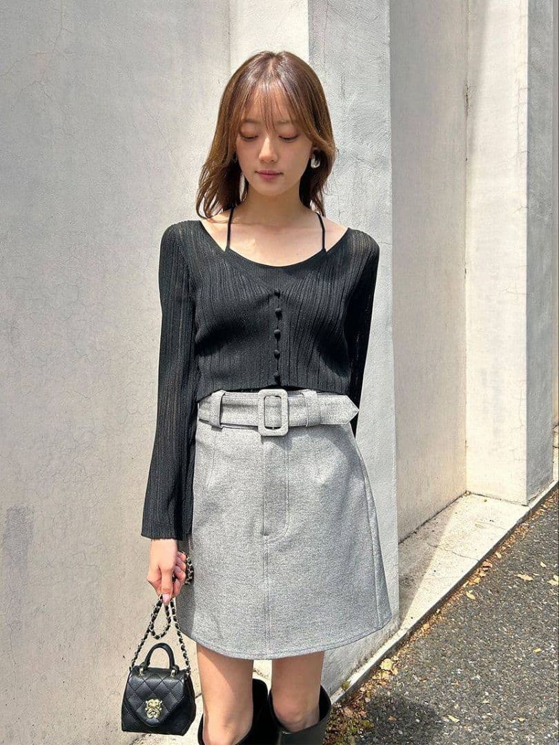 【美品】シアーカーデ＆カップインキャミSET SNIDEL