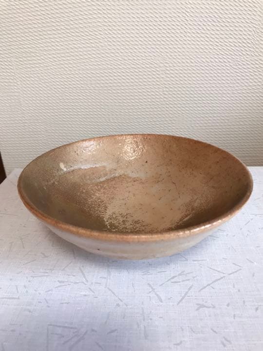 抹茶茶碗　萩焼　平茶碗