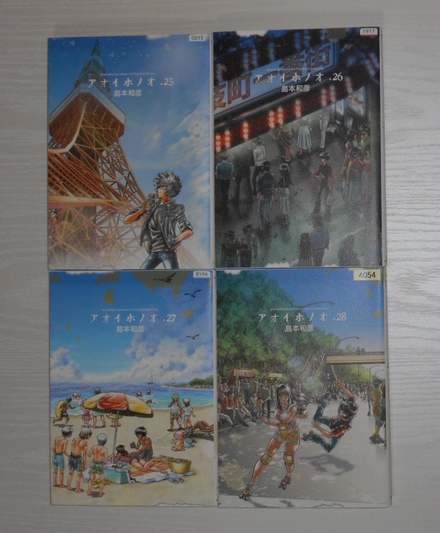 レンタル落ち・小学館　アオイホノオ　1～28巻セット　続刊中　コミック　島本和彦