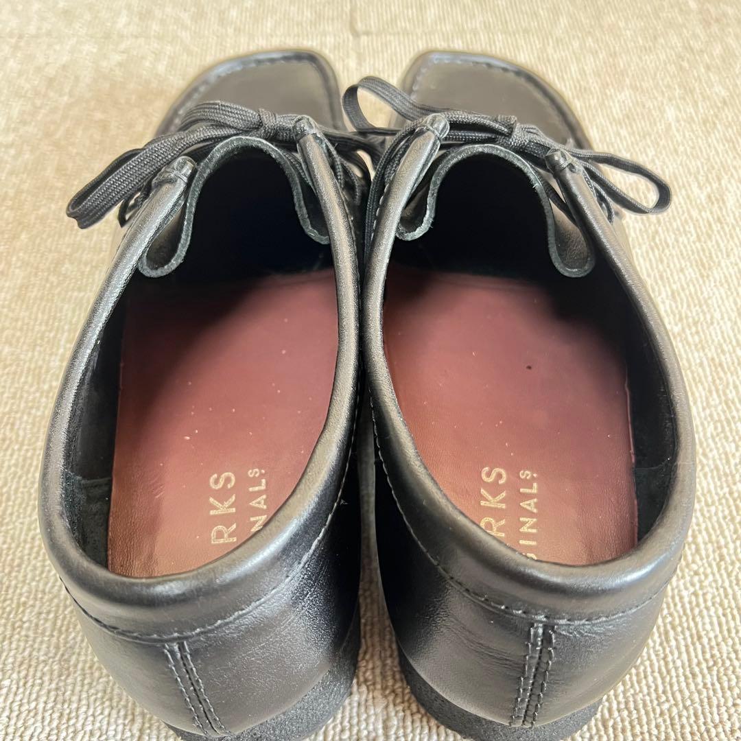 美品✨クラークス Clarks ワラビー ブラック レザー モカシン 27.0㎝