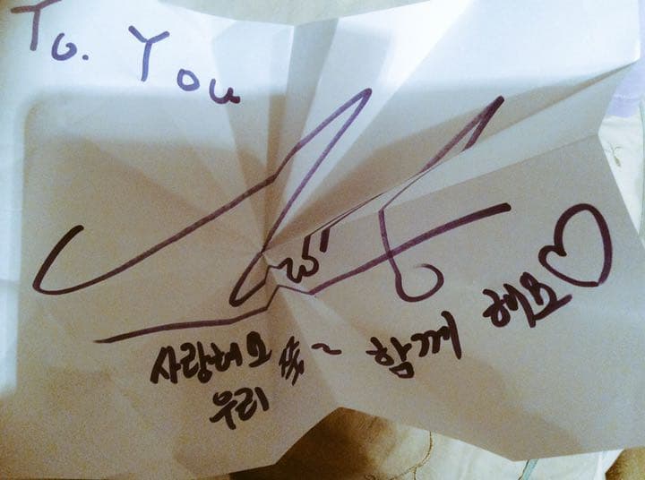 CROSSGENE セット(イ・セヨン本人生手書き紙ヒコーキ付き)