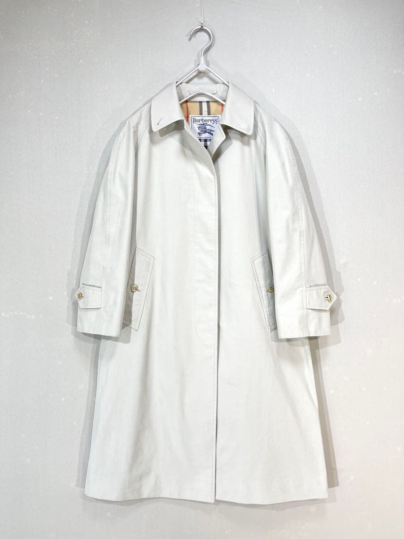 ま*ん様 67 OLD Burberrys ステンカラーコート ノバチェック バ