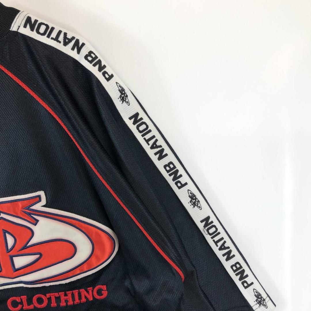 PNB NATION 半袖速乾Tシャツ ブラック 00s 90s