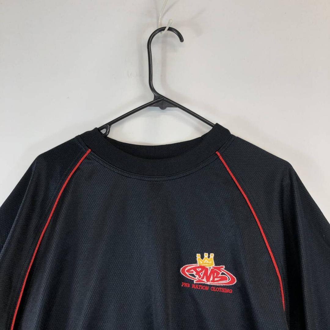 PNB NATION 半袖速乾Tシャツ ブラック 00s 90s