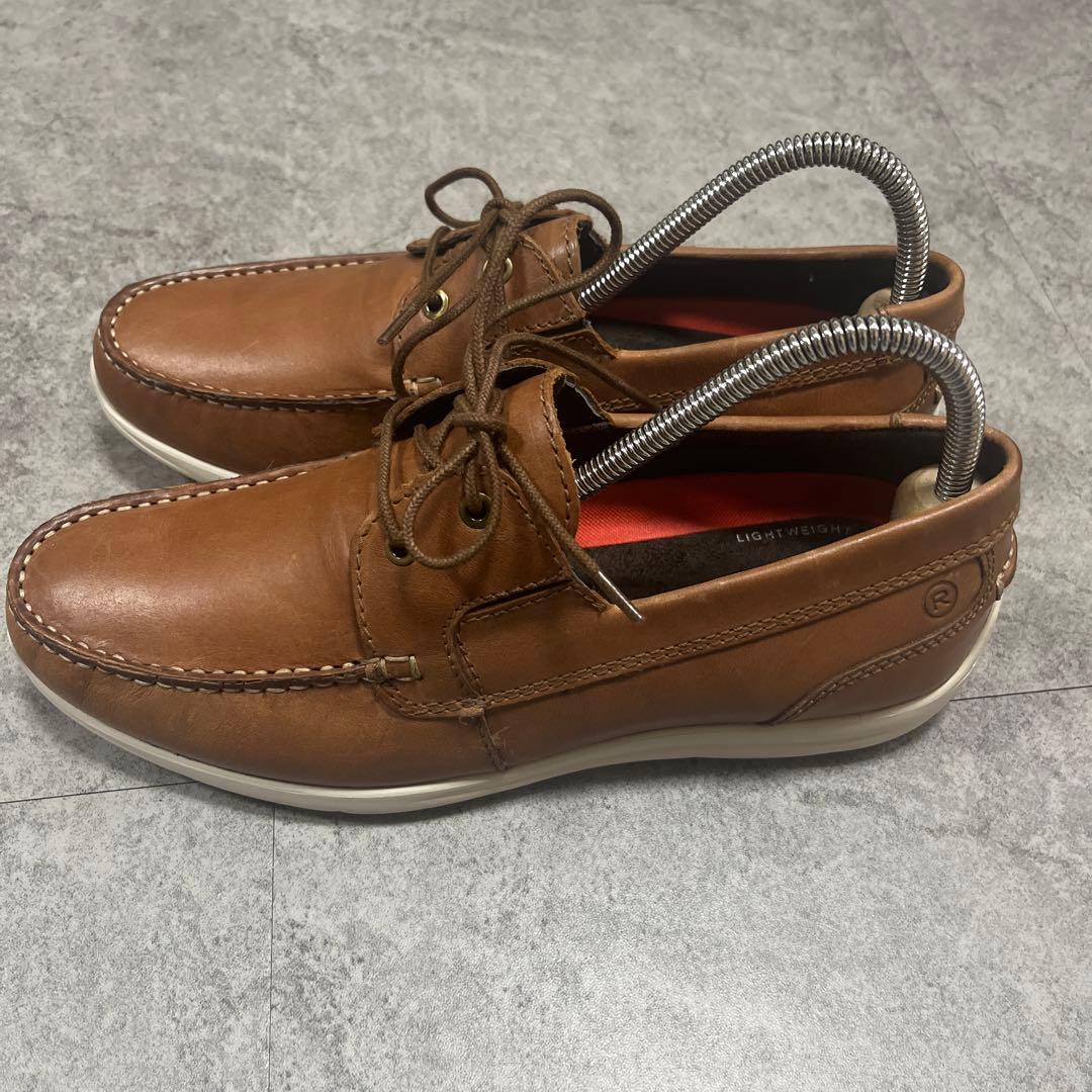 新品未使用 ROCKPORT デッキシューズ 25cm 送料無料