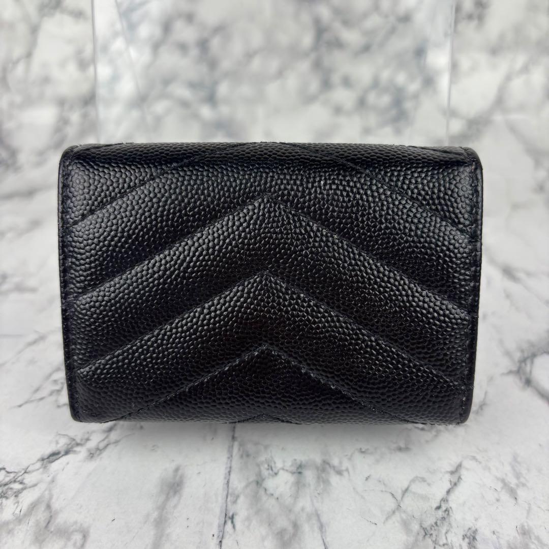 138 SAINT LAURENT サンローラン　三つ折り財布
