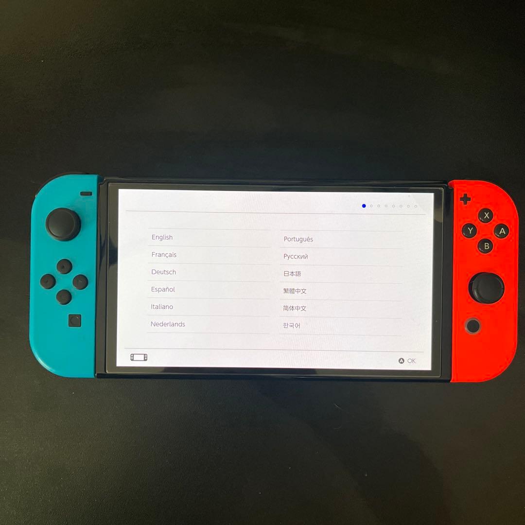 Nintendo Switch 有機ELモデル ネオンブルー/ネオンレッド本体