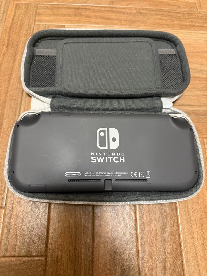 Nintendo Switch Lite グレー 本体 + ケース + 充電器