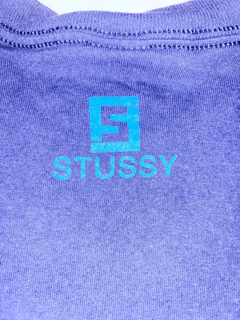 トップス 00s Stussy Fendi logo bootleg t-shirt