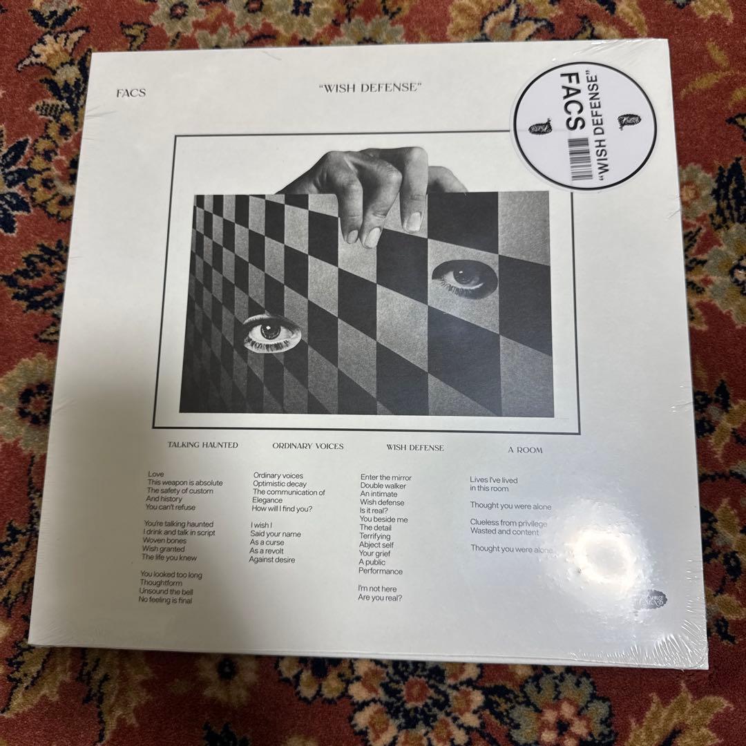 新品未開封 FACS WISH DEFENSE LP レコード