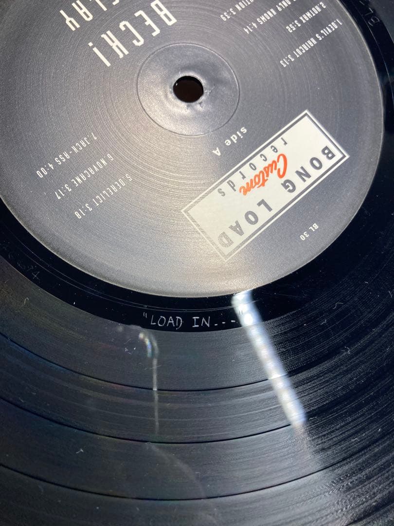 BECK ODELAY US初期盤 BL30 手書きマト LOAD IN刻印