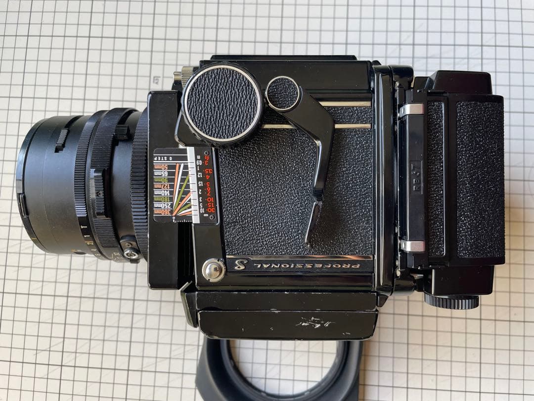 Mamiya RB67 Pro s 中判カメラ 127mmレンズ付き