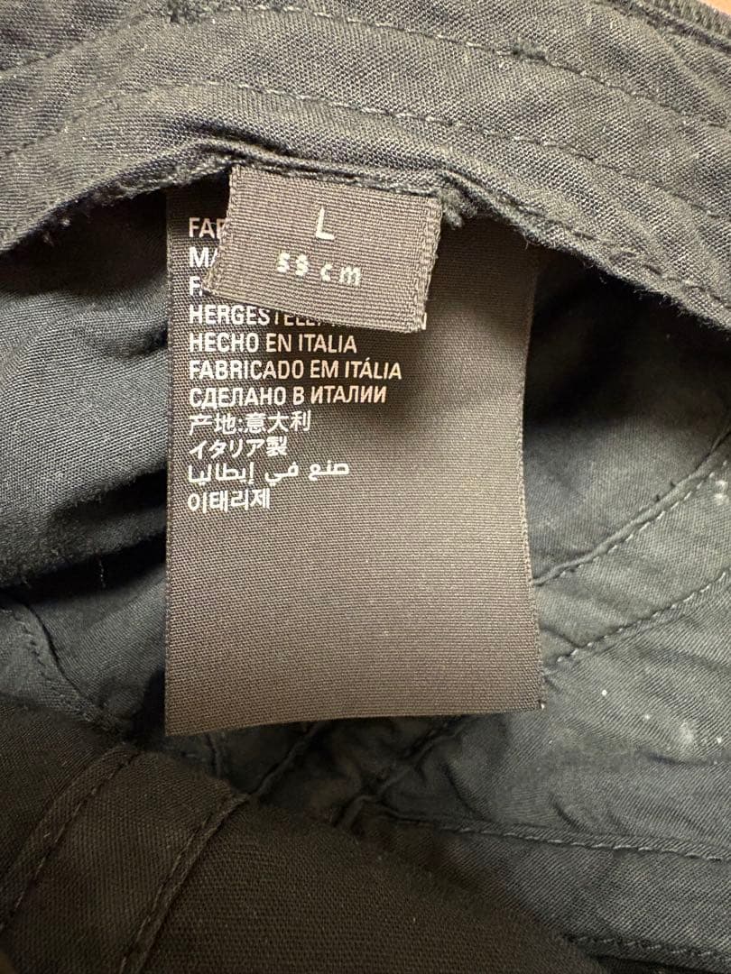 BALENCIAGA adidas ヴィンテージ加工 帽子 キャップブラック