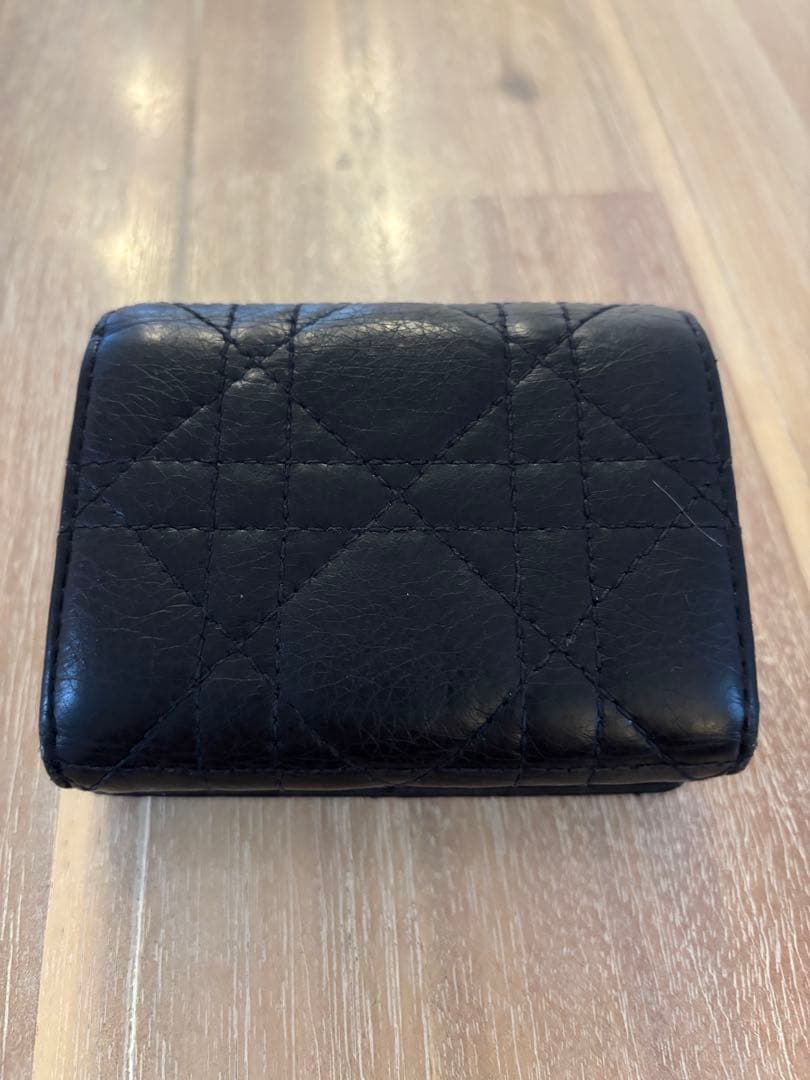 Diorカナージュ三つ折り財布　美品