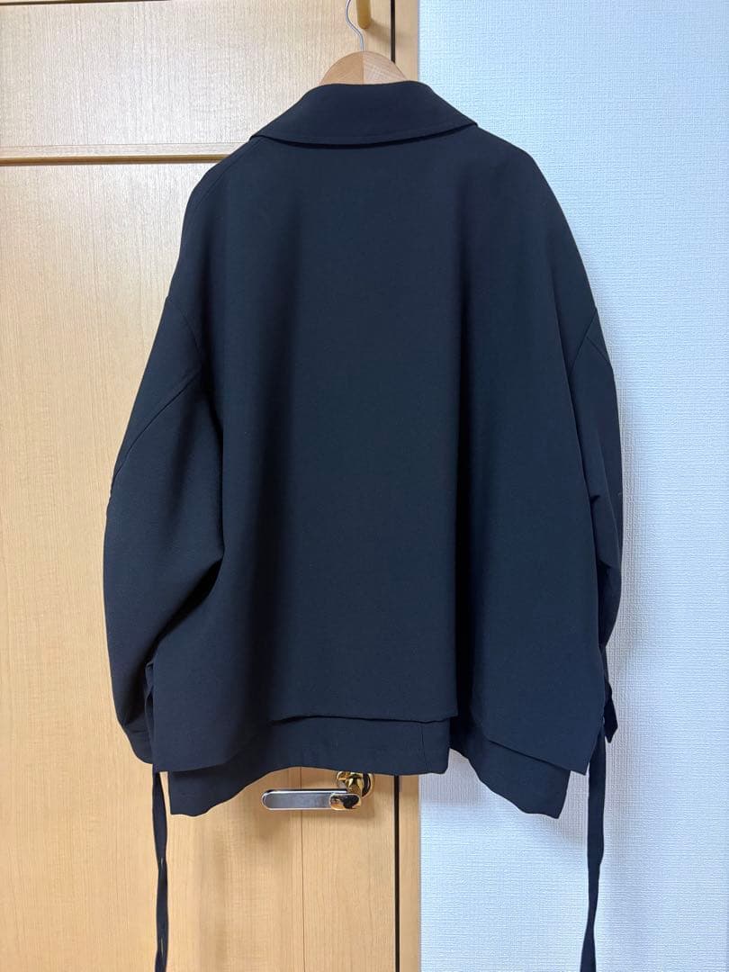 HARE ハレ　レイヤードZIPブルゾン ブラック ジップアップ