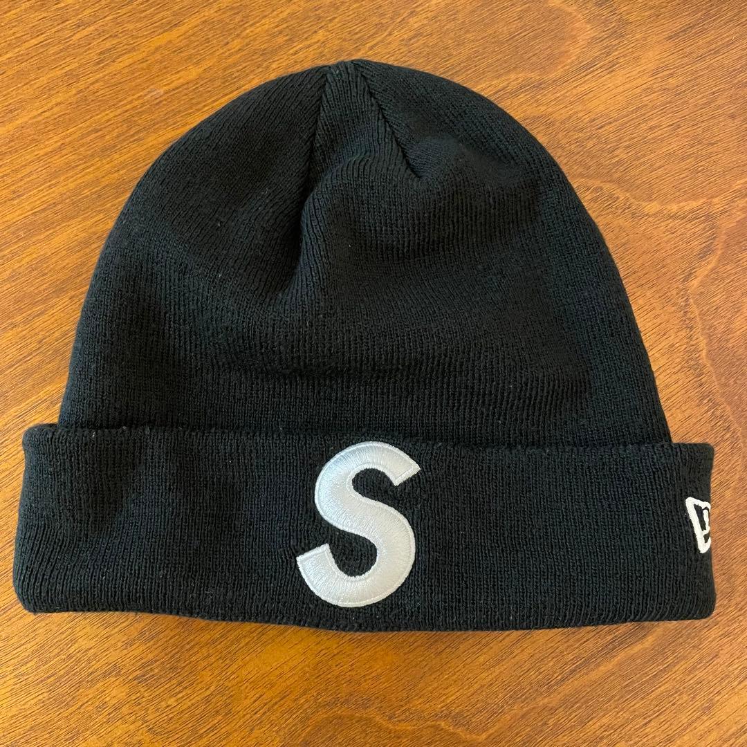 Supreme シュプリームNewEra ニューエラ ニット帽 ブラック 黒