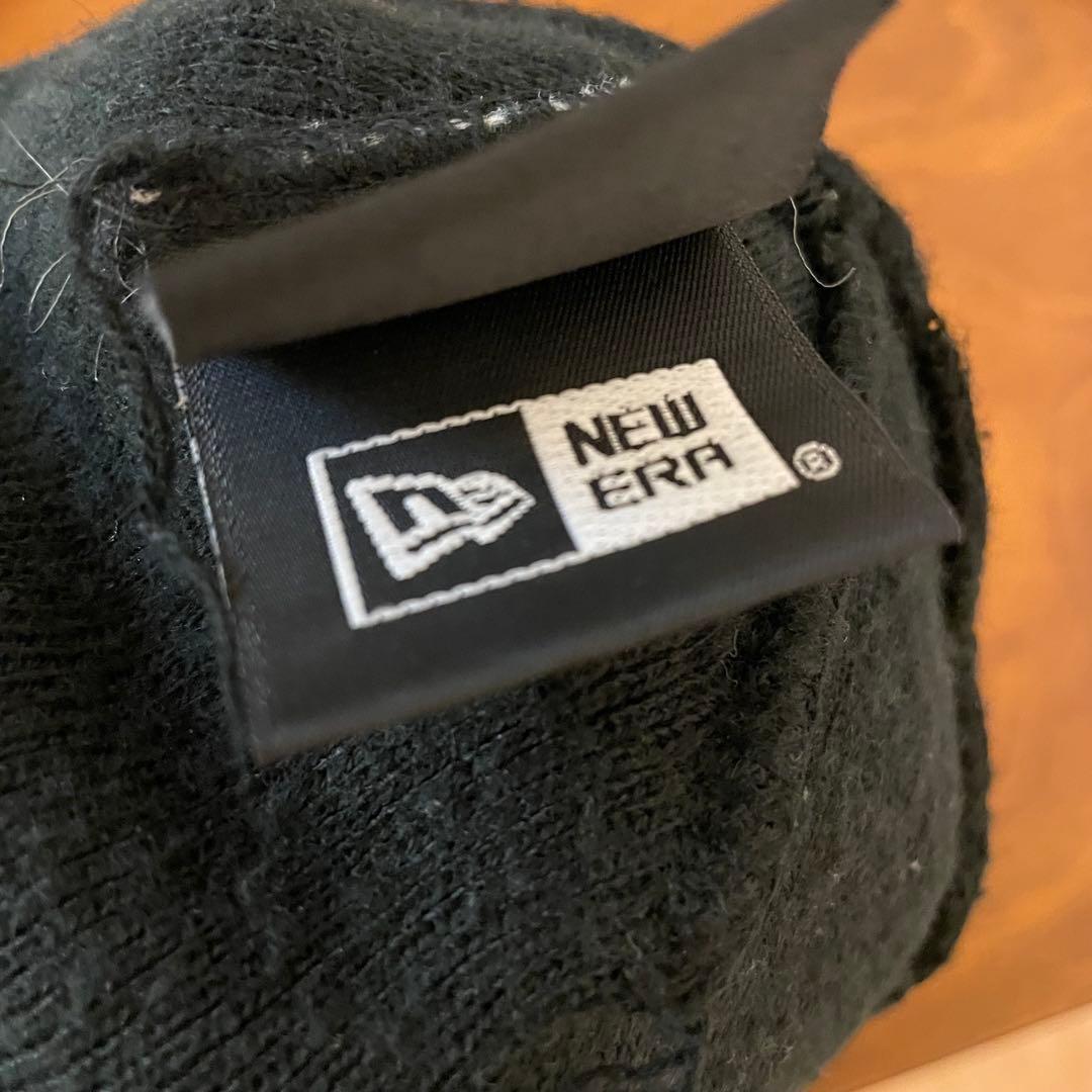 Supreme シュプリームNewEra ニューエラ ニット帽 ブラック 黒