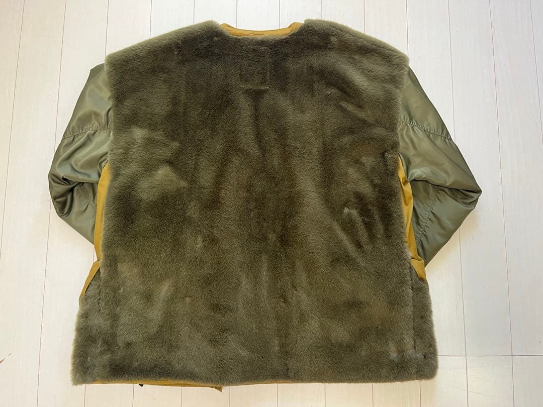 美品 etsinta エシンタファー切替ジャケット　CIAOPANIC TYPY