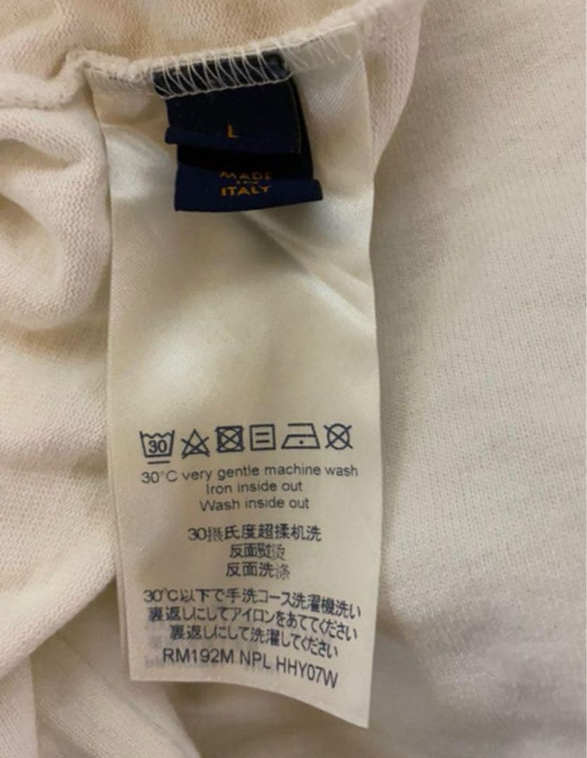 値下げ！　louis vuitton Tシャツ　L 美品　生地最高です