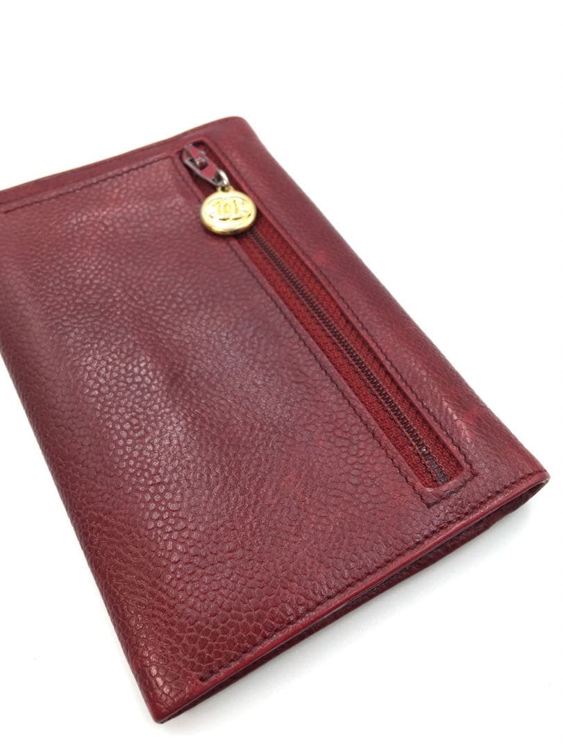 シャネル　CHANEL キャビアスキン　財布