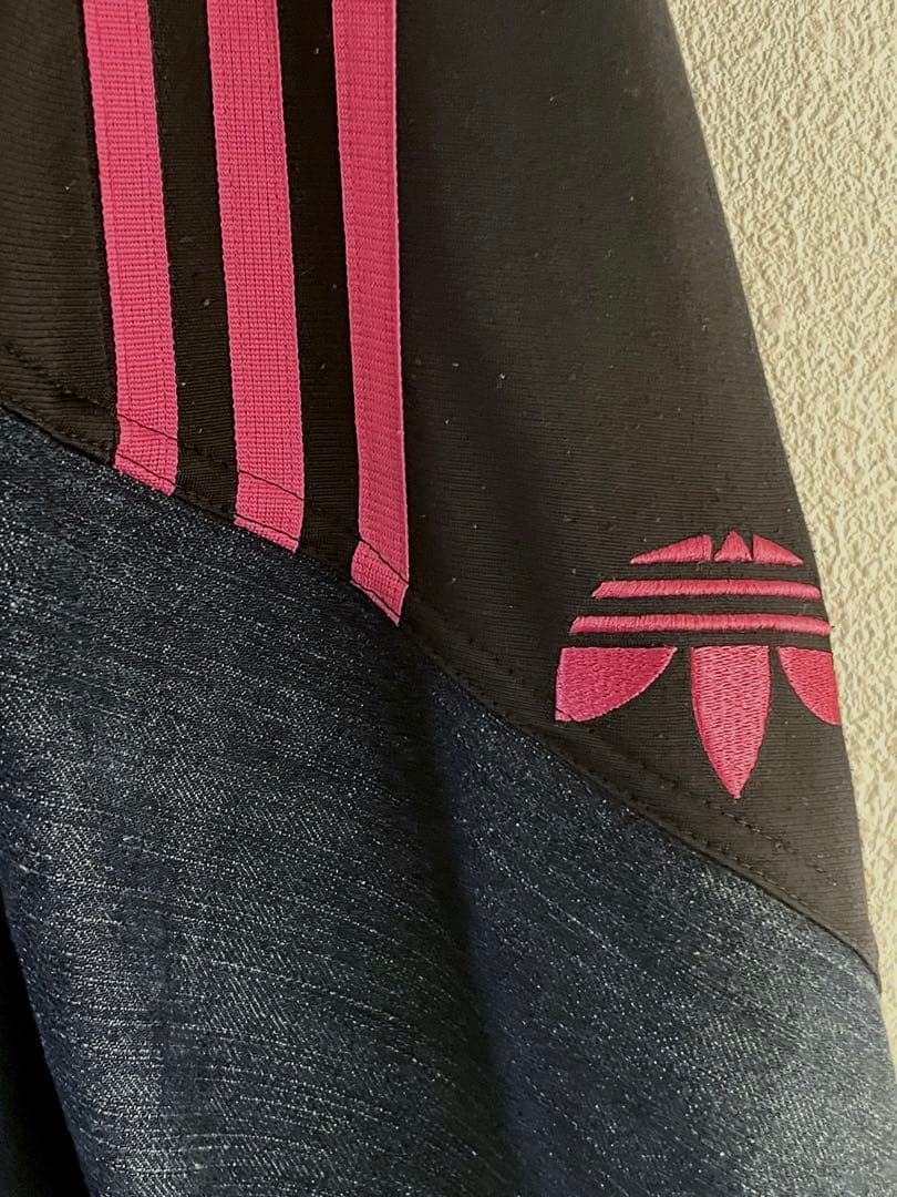 リメイク デニム ジャージ モッズコート adidas