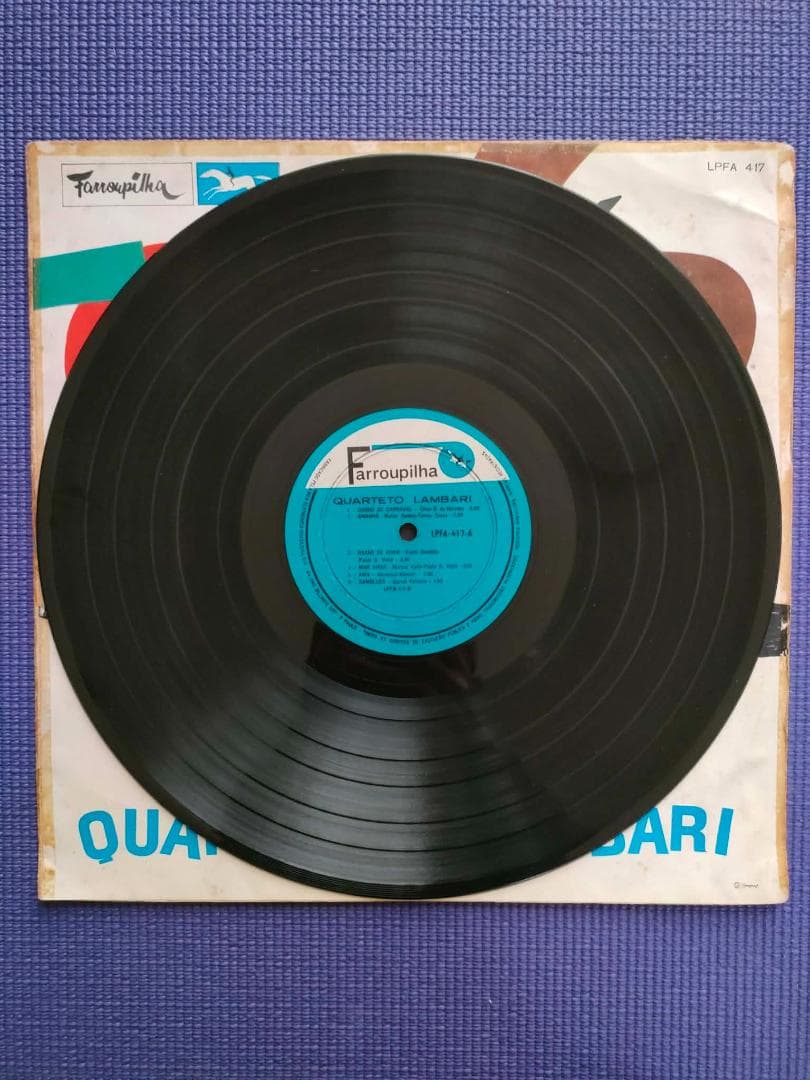 超レア　オリジナル・ブラジル盤　Quarteto Lambari　LP