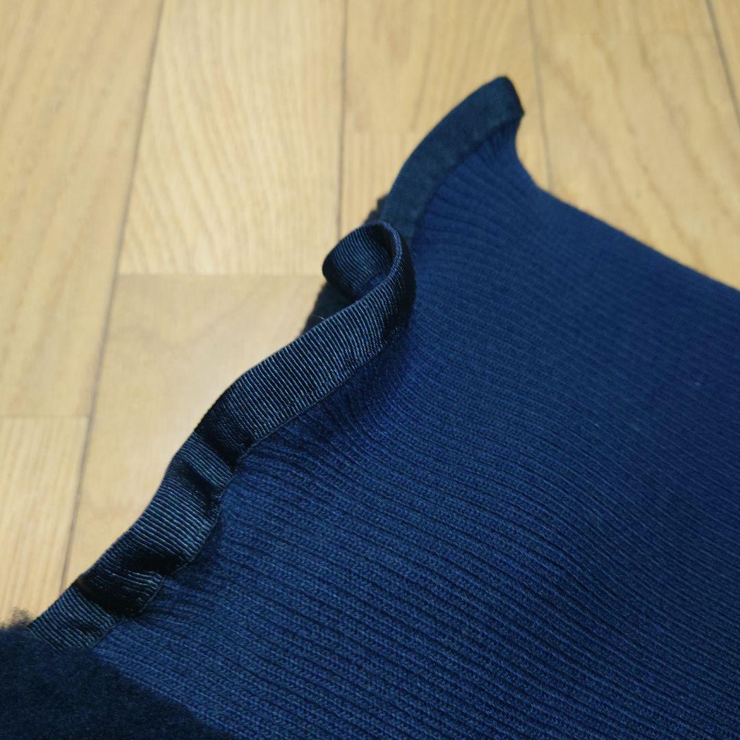 sacai 羊革 ネックウォーマー ドッキング フリル サカイ シープスキン