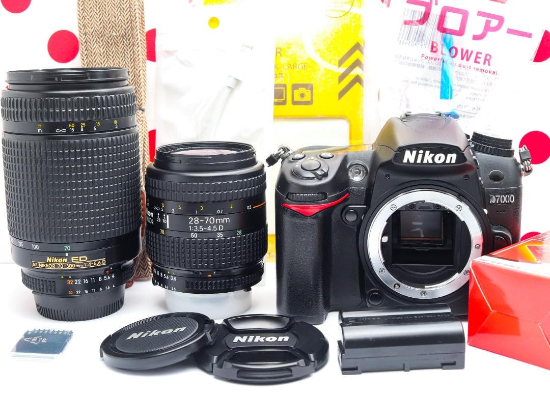 Nikon ニコン D7000❤ダブルレンズ❤スマホ転送❤初心者セット＆高速連射