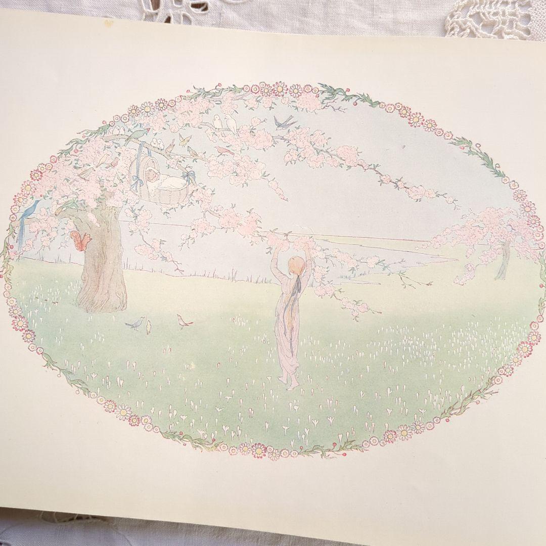 稀少1911アンティーク絵本 洋書古書 児童書 ヴィクトリアン