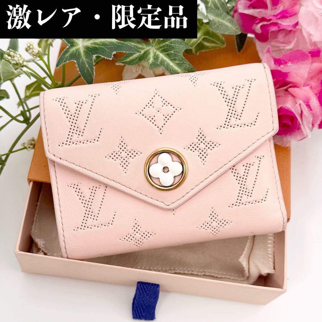 てっちゃん ✨ルイヴィトン マヒナ ヴィクトリーヌ 三つ折財布 ローズ