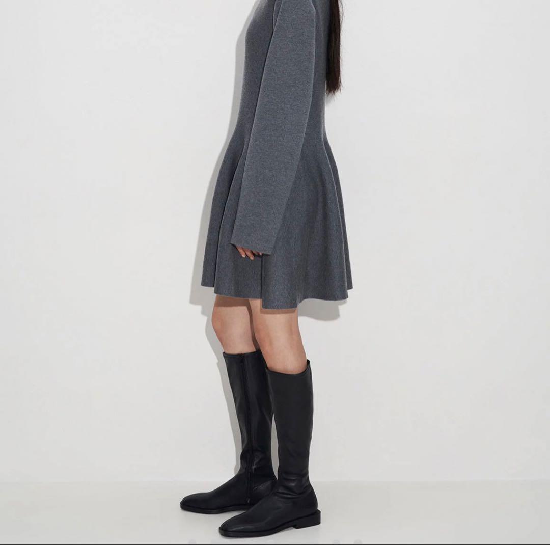 CHARLES & KEITH ニーハイフラットブーツ 38