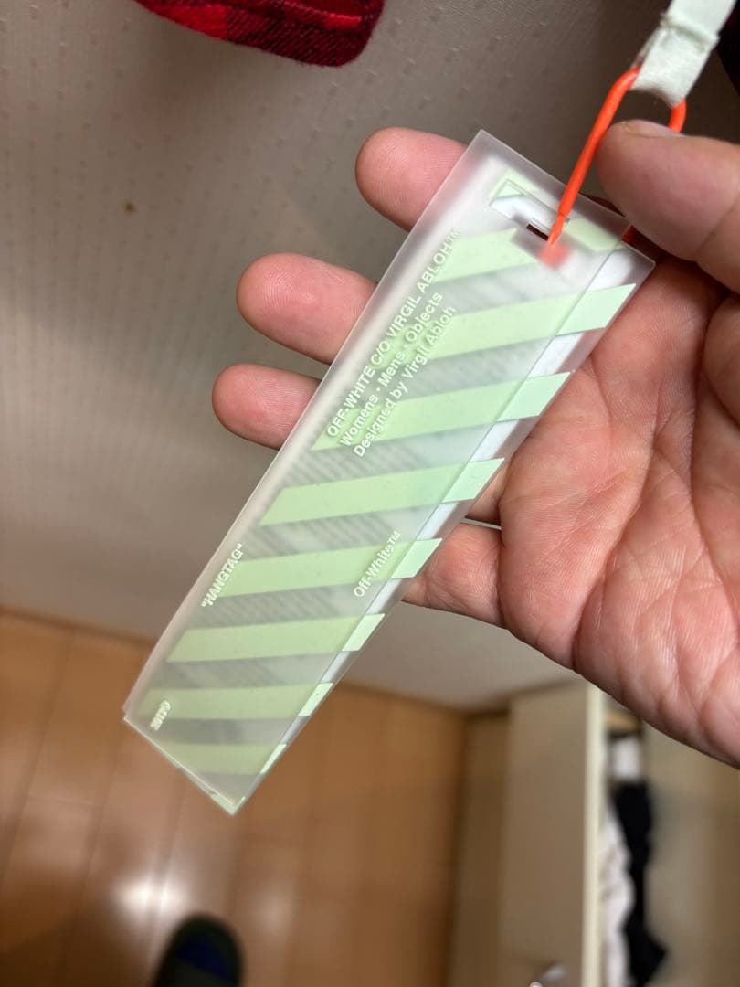 OFF-WHITE レッド チェック カバーオール