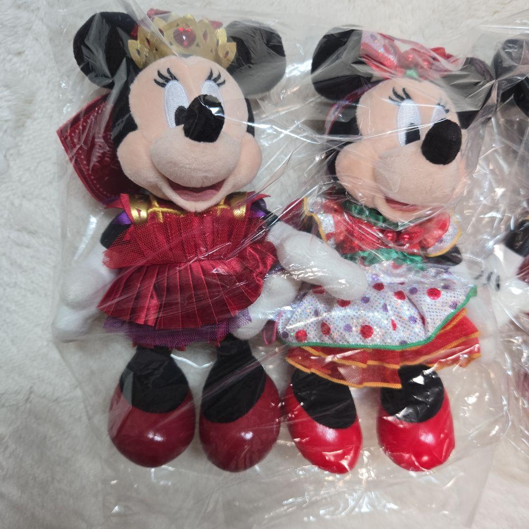 ミニー ぬいぐるみ バッジ　3体セット