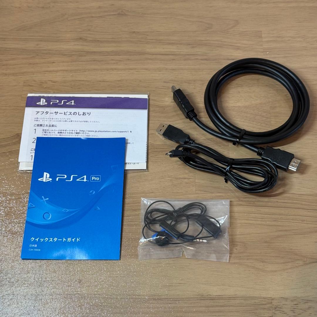7-137 PS4 Pro 本体 CUH-7000B ジェット・ブラック 1TB
