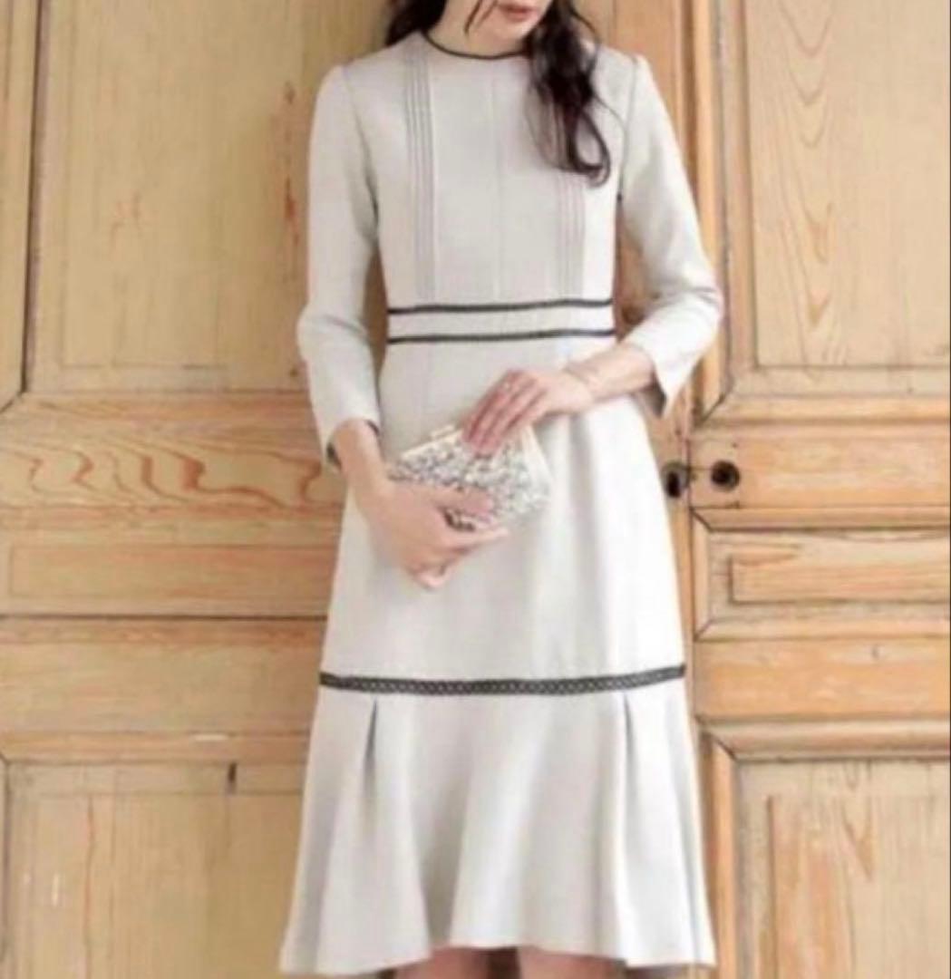 マ*ん様 石原さとみ着用❣️極美品 セルフォード レース切替ワンピース 36 S