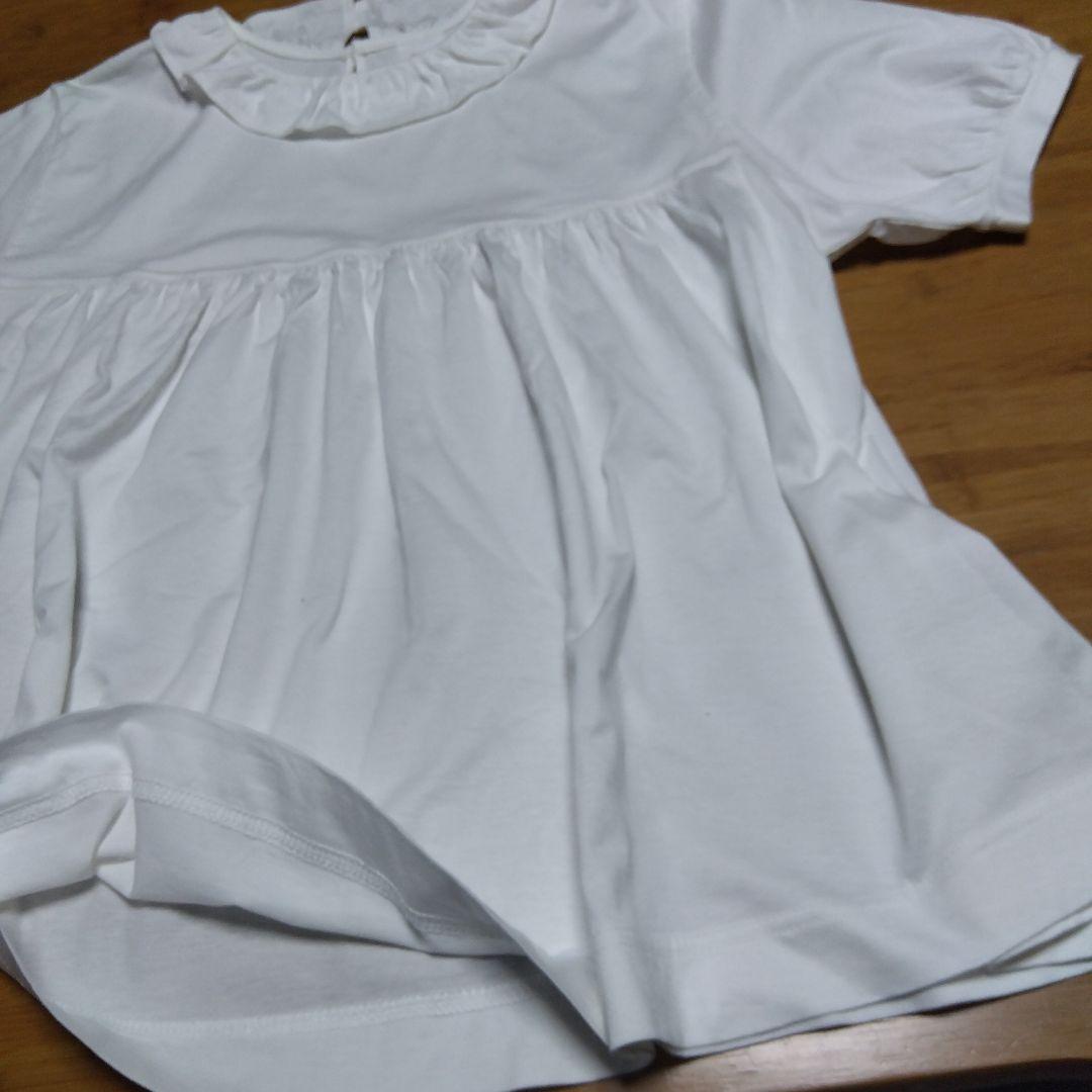 bulle de savon フリルカラープルオーバー ホワイト 新品