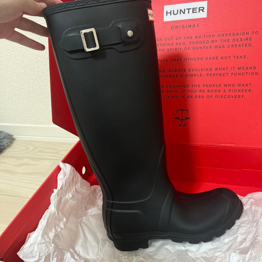 HUNTERのブーツ（ブラック）