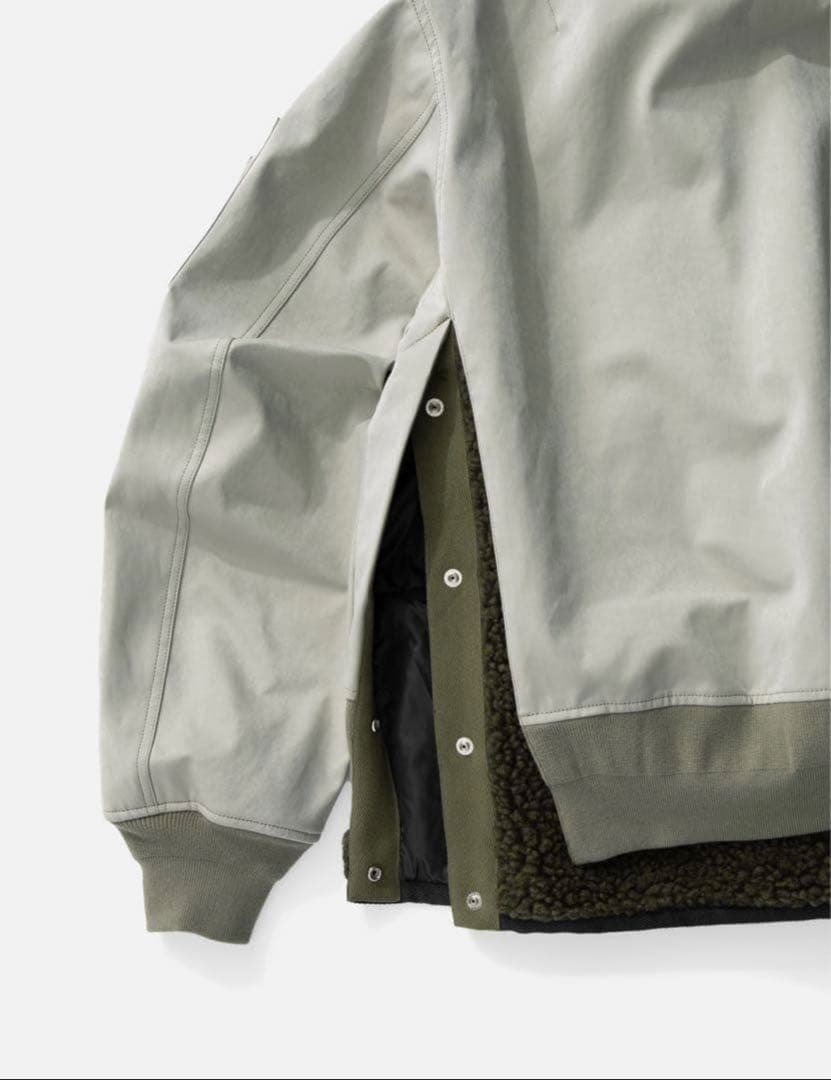 sacai サカイ　フェイクスエードミックスブルゾンMA-1 23AW