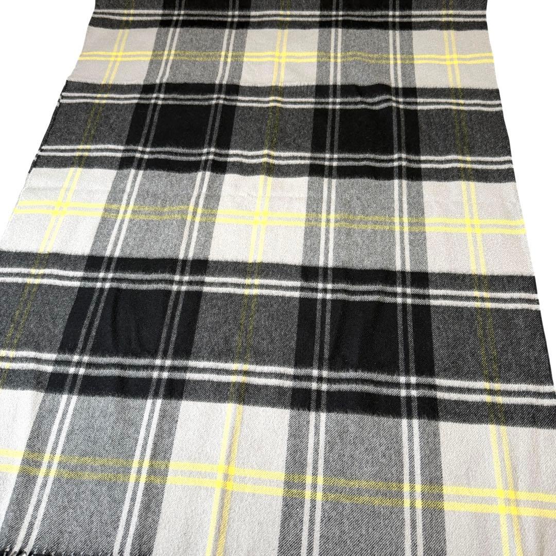 極美品✨ ジョンストンズ 大判 ストール ショール カシミア 100% チェック