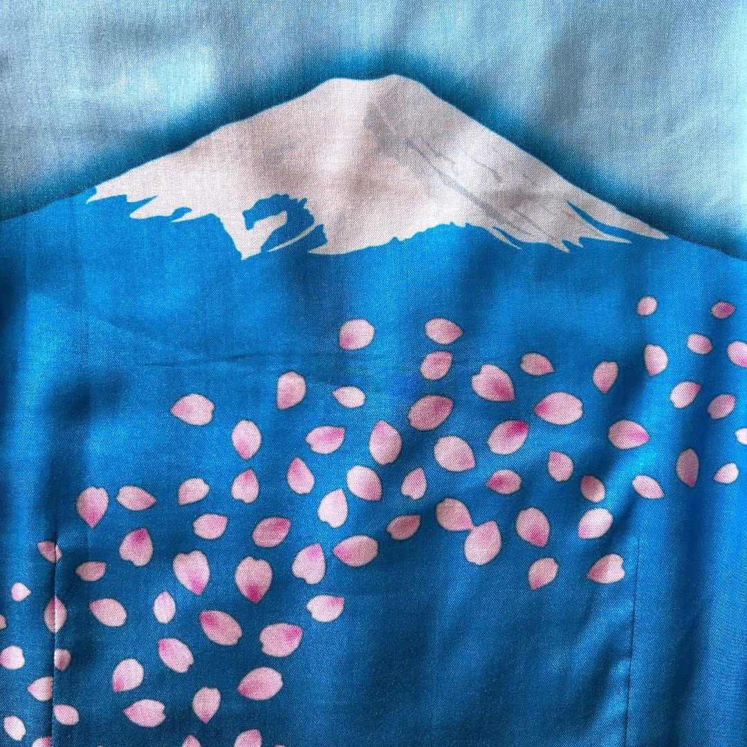BLUE BLUE JAPAN 富士山と桜 マイヤーレース ベスト おまけ付き